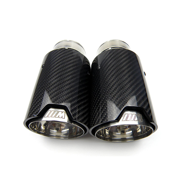 Carbon Fibre & Polished M Style Exhaust Tips for BMW (F8X Chassis)